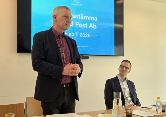 Färre brev men fler paket för Åland Post