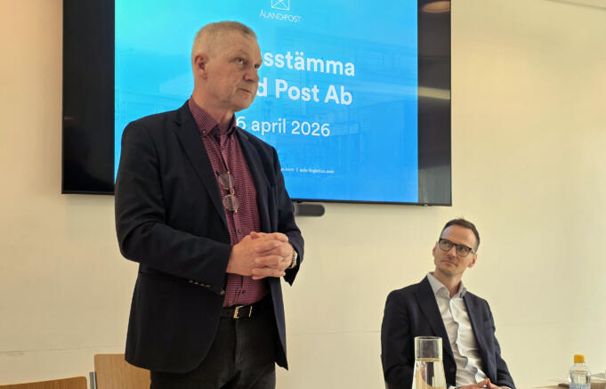 Färre brev men fler paket för Åland Post