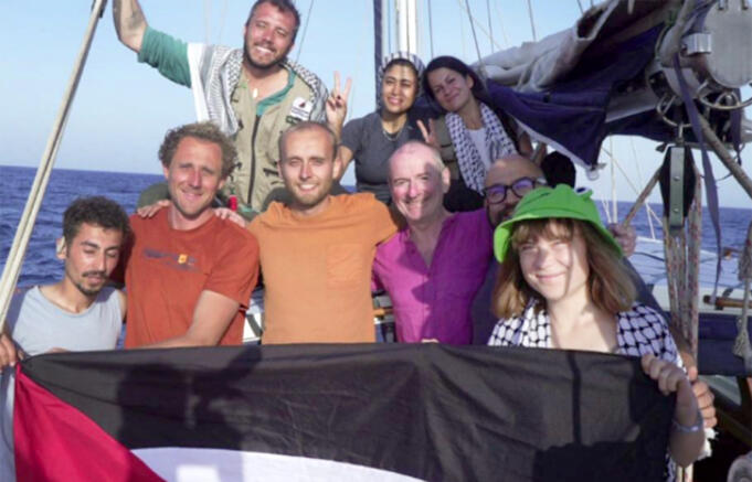 Ship to Gaza stannar i Mariehamn i maj