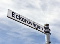 Trafikreglering på Eckerövägen