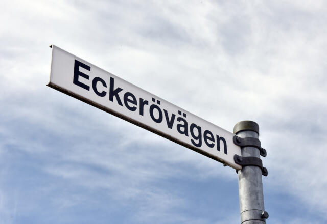 Trafikreglering på Eckerövägen