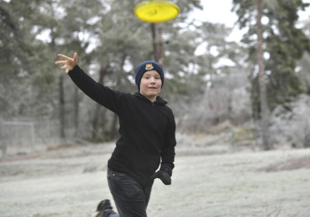 Harry Beeks knep platsi discgolfens junior-FM