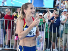 Sara Wiss med svenska landslaget till NM