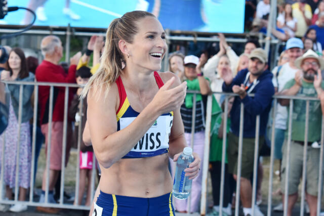 Sara Wiss med svenska landslaget till NM