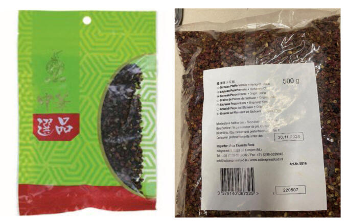 Sichuanpeppar återkallas