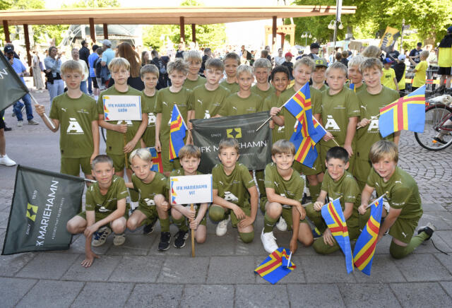 Solig invigning av årets Alandia Cup
