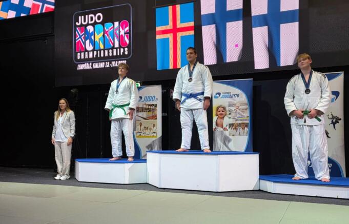 Åländskt medaljregn i judo-NM