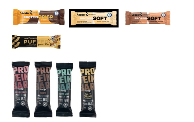 Allergifel hittats i proteinbars