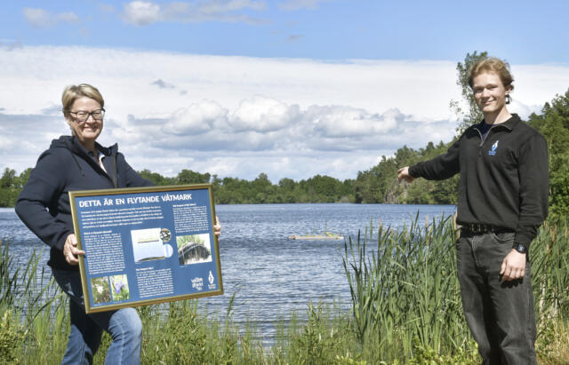 Ny metod för Ålands vatten: Flytande våtmark testas i Dalkarby träsk