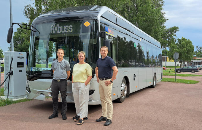 Nya elbussen är första i hela Finland