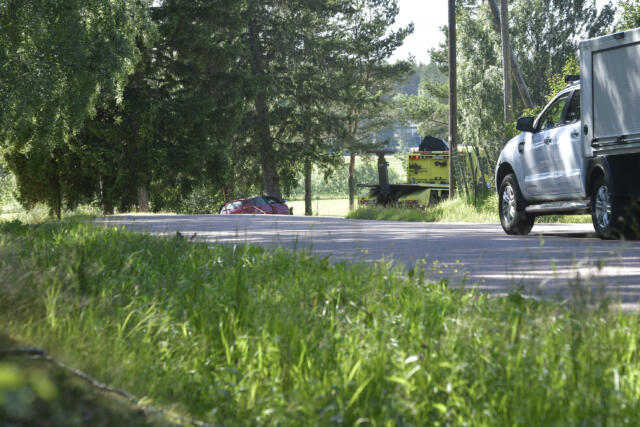 Förare avled i måndagens olycka i Jomala