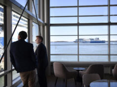 Finnlines lyfte beredskapsfrågor på politiska träffar i både öst och väst