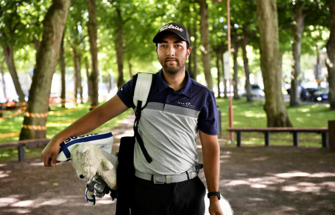 André redo för döv-VM i golf – men drömmen är OS