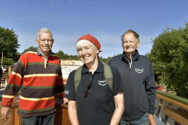 Folkfest förutspås när Emelia går av stapeln