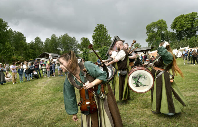Över 5 500 besökare såg vikingar i Saltvik