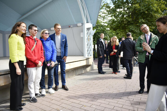 I dag besöker presidenten Vårdö
