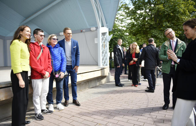 I dag besöker presidenten Vårdö