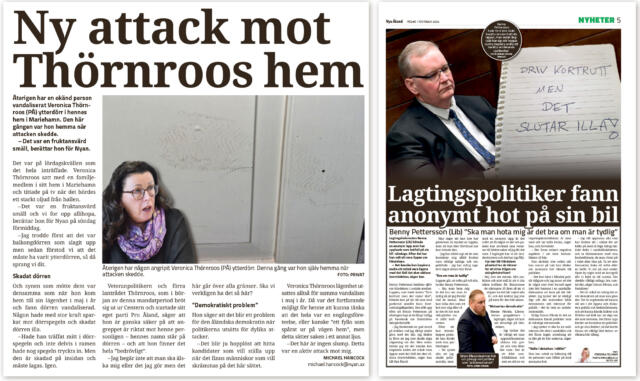 Sluta hota våra folkvalda