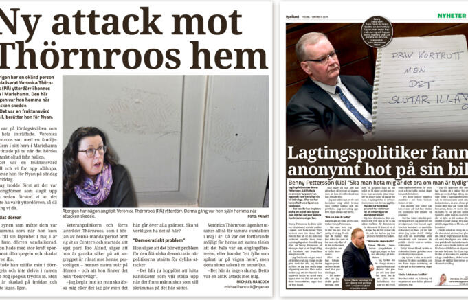 Sluta hota våra folkvalda