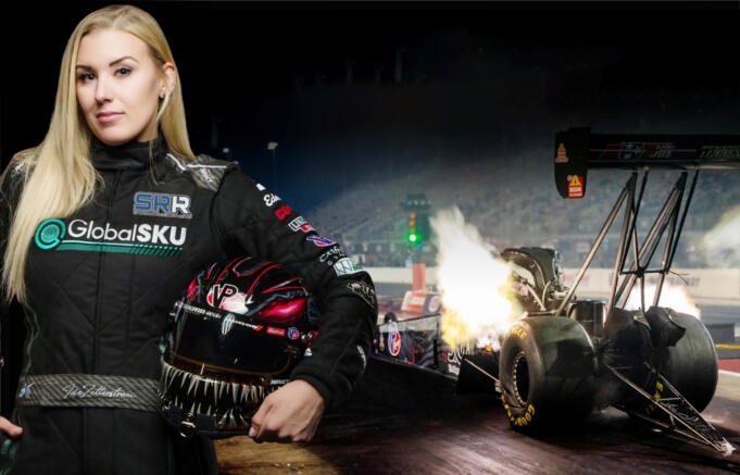 Ida Zetterström tillbaka bakom Top Fuel-ratten