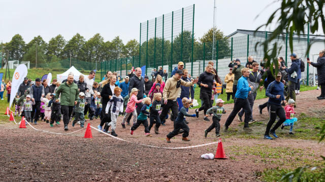 Över 200 ivriga barn i Äventyrsloppet 2026