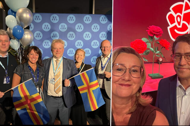 Åländska röster från svenska valvakorna: ”Positivt” och ”Spännande” Kollage – Åländska röster från svenska valvakorna: ”Positivt” och ”Spännande”