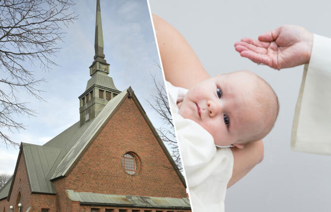 Drop in-dop med all inclusive i Mariehamns kyrka på lördag Kollage – Drop in-dop med all inclusive i Mariehamns kyrka på lördag