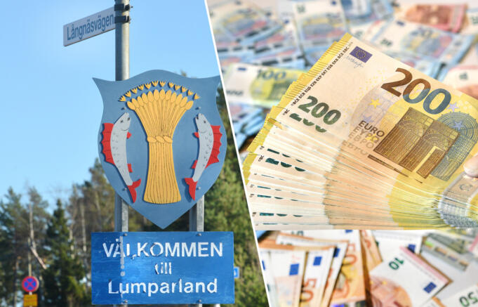 Kollage – Lumparland får lånegaranti från landskapet
