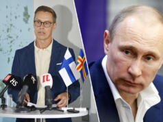 Stubb talade med Putin i telefon Kollage – Stubb talade med Putin i telefon